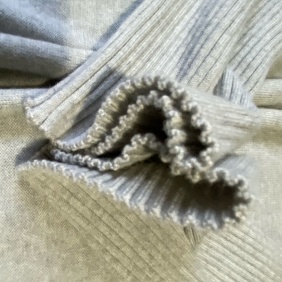 Toni T x Oska Light Grey Virgin Wool Open Dolman Sleeve Luxury Cardigan- Sz-3X - Picture 8 of 16